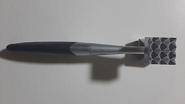 ət məhsulları: İkiüzlü ət döyən çəkic - Material: dözümlü metal başlıq, sürüşməyən — 1