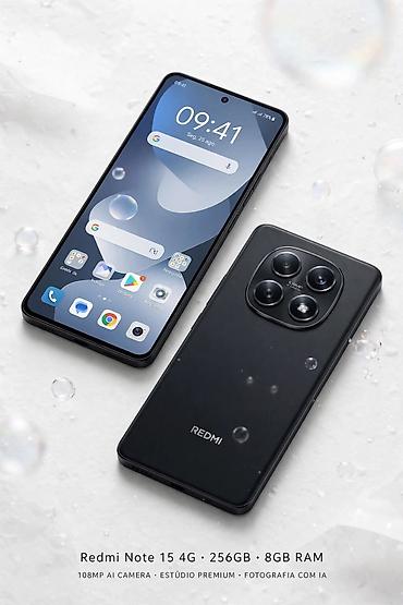 xiaomi redmi note 6 pro: Redmi, Redmi Note 15, Новый, 256 ГБ, цвет - Черный, В рассрочку, 2 SIM — 2
