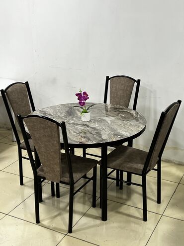 Кухонные столы и стулья: Кухонный стол и стул, Новый — 8