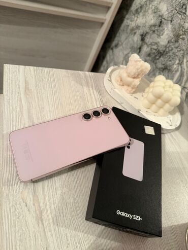 samsung galaxy s21 plus: Samsung Galaxy S23 Plus, 256 GB, rəng - Çəhrayı, Barmaq izi, Simsiz şarj, İki sim kartlı