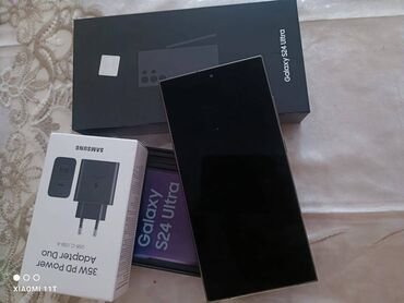 samsunq s24: Samsung Galaxy S24 Ultra, 256 GB, rəng - Qara