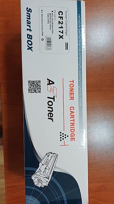 hp printer: AztToner “Smart BOX” toner kartricləri Model 1: CF217X (Black) - — 1