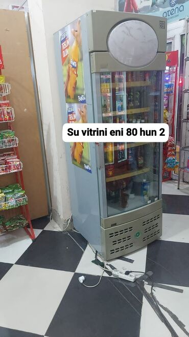 şüşəli dondurucular: Su vitrinli soyuducu - Tip: Şüşə qapılı içki/ su vitrini - Ön hissədə