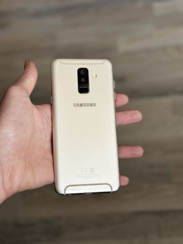 rengli printer qiymetleri: Samsung Galaxy A6 Plus, 32 GB, rəng - Qızılı, Barmaq izi, İki sim kartlı