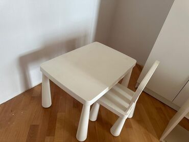 Yemək masaları, oturacaqları: Sabiwbaki…. IKEA stol Stul yaxshi veziyyetdedi 70man Xalqlar sabiwbaki
