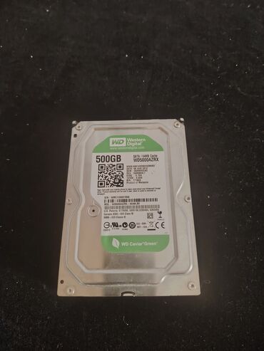 hdd 500gb: Daxili Sərt disk (HDD) Western Digital (WD), 512 GB, 7200 RPM, 2.5", İşlənmiş