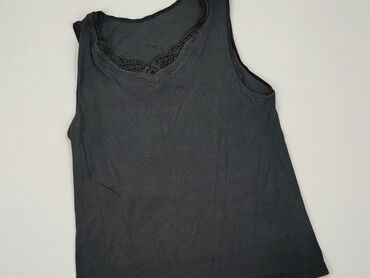 czarne bluzki bez ramiączek: Blouse, S (EU 36), condition - Good