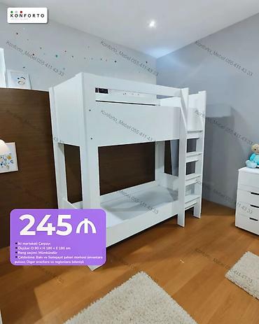 ikimərtəbəli usaq carpayilar: İki mərtəbəli uşaq çarpayısı - Model: İki mərtəbəli çarpayı - — 1