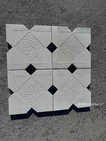 plitələr: Dekorativ beton səki plitələri və bordürlər Məhsul təsviri: - — 1