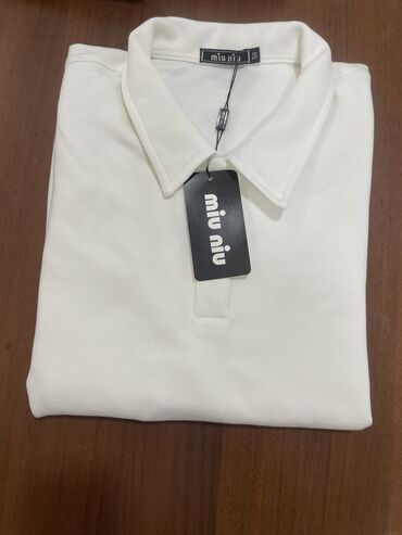 мужские футболки с длинным рукавом: Футболка 5XL (EU 50), цвет - Белый