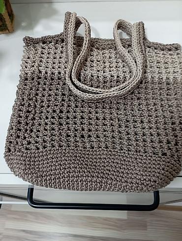 torba: Toxunma torba çanta - Material: qalın, möhkəm iplikdən əl toxuması - — 2