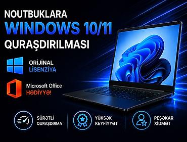 kompüter: Noutbuklara Windows 10/11 əməliyyat sisteminin quraşdırılması — 1