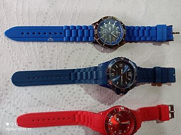 Другие наручные часы: Наручные часы с силиконовым ремешком, разноцветная линейка — 2