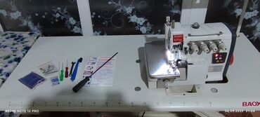 нитка для пресса: Тигүүчү машина Оверлок