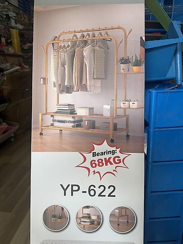 ofis dolab: Asma paltar rəfi – model YP-622 - Daşıma gücü: 68 kq (Bearing: 68KG) — 1