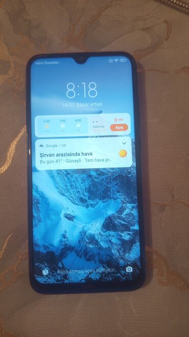 телефон fly fs502 cirrus 1: Redmi Note 8, 64 GB, rəng - Göy, Sensor