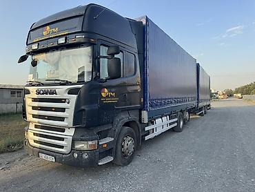 купить баню на колёсах: Тягач, Scania, Тентованный — 1