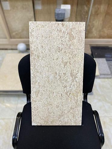 Фасадные плиты Сары-Таш (Травертин): Натуральный камень — известняк/травертин бежевых оттенков (плиты и — 2