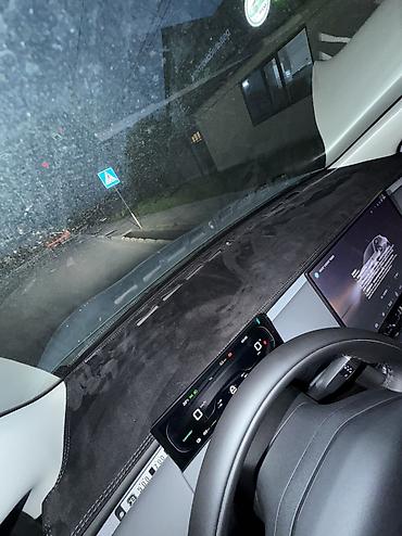 Алькантара Накидка на панель Changan, цвет - Черный, Новый, Самовывоз, Платная доставка