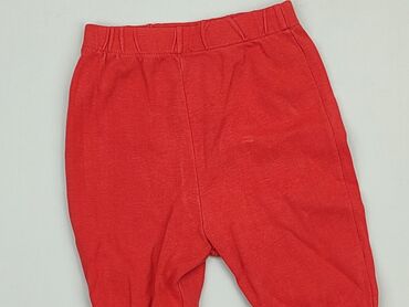 la mania legginsy czerwone: Spodnie dresowe, 0-3 m, stan - Dobry