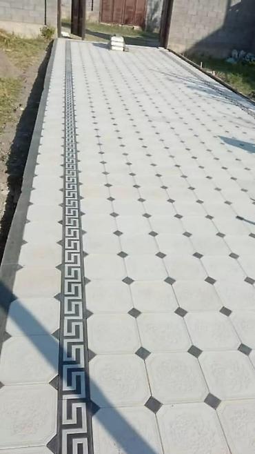 Тротуарная плитка: Тротуарная плитка для двора/террасы - Формат: восьмиугольные светлые — 17