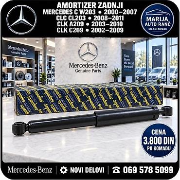 MERCEDES C KLASA AMORTIZERI W203 7 ZADNJI | Amortizeri mercedes c