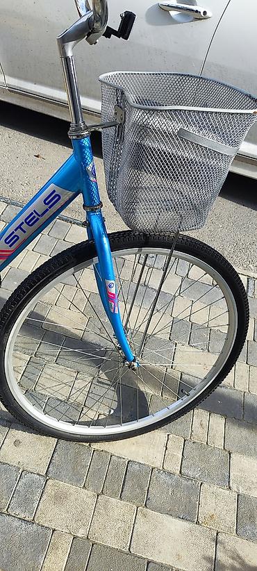 Şəhər velosipedləri: Şəhər tipli velosiped – STELS 28 - Rəng: metalik mavi, klassik aşağı — 13