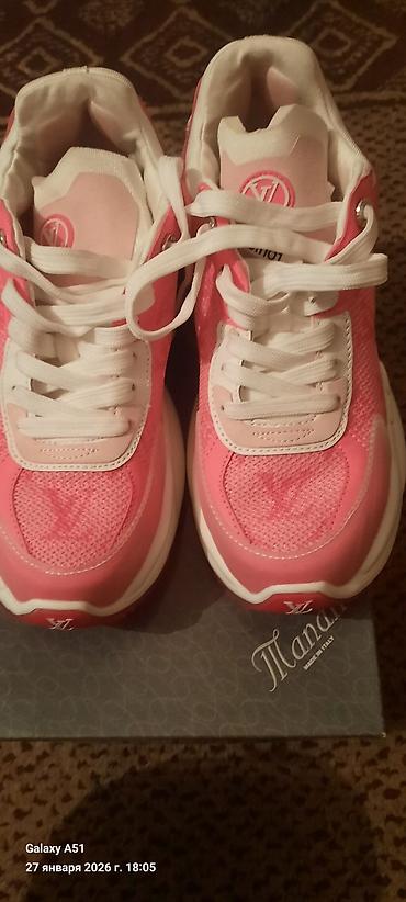 Кроссовки и спортивная обувь: Кроссовки, 38, Louis Vuitton, Новый, цвет - Розовый — 3