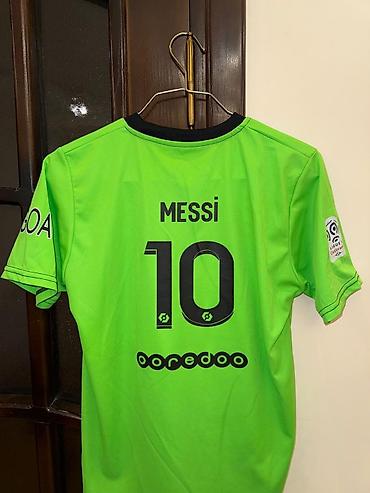 neymar: PSG (Paris Saint‑Germain) futbol forması dəsti - Rəng: neon yaşıl — 3