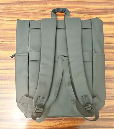 Rukzaklar: HONOR Gift şəhər tipli bel çantası - Rəng: qara - Roll-top dizayn — 2