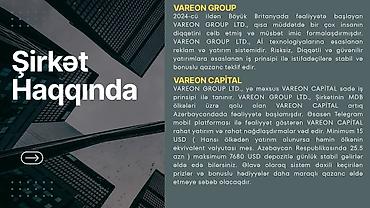 Услуги: VAREON CAPITAL – AI texnologiyalarına əsaslanan reklam və investisiya — 2