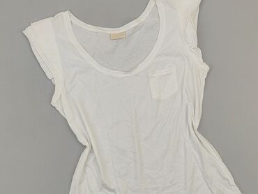 białe bluzki z kwiatem: H&M, S (EU 36), condition - Very good