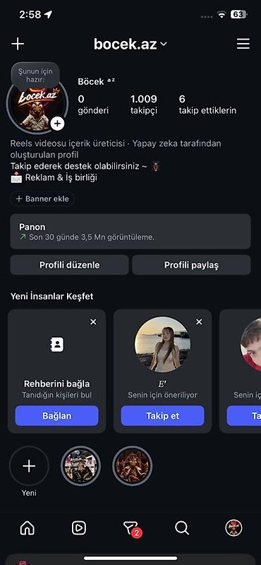 video cəkən: Bocek.az – İnstagram Reels üçün yaradıcı kontent və reklam Xidmətin — 2