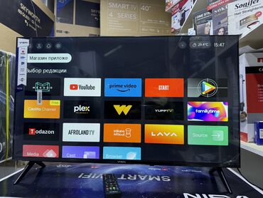 Телевизоры: Телик Телевизоры YASIN 40E8000 smart tv с интернетом youtube 102 см