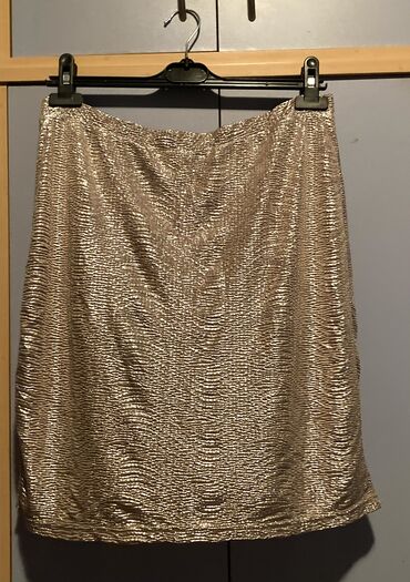 sinsay suknje srbija: L (EU 40), XL (EU 42), Mini, bоја - Zlatna