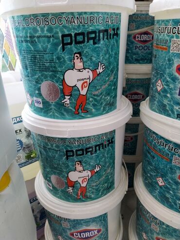 net təmizləyici vasitə: Pormix trikloroizosiyanurik turşusu, hovuz suyunu təmizləmək və