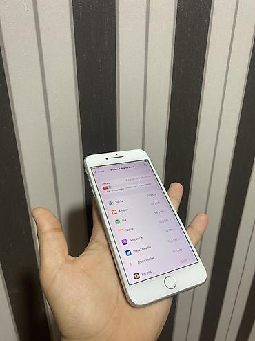 iphone 7: IPhone 8 Plus, 64 GB, Ağ, Barmaq izi — 8