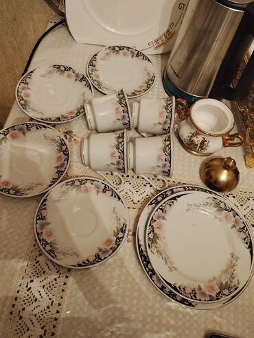 Nahar dəstləri və servizlər: Nahar dəsti, rəng - Yaşıl, Keramika — 19