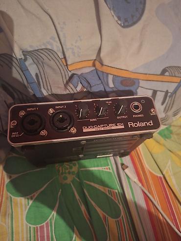 mikrofon sm58: Roland duo capture ex ses karti qesey ses kartidi preamp eladi bu ses — 2