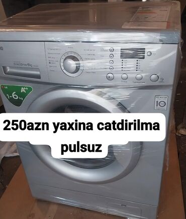 Paltaryuyan maşınlar: Paltaryuyan maşın LG, 6 kq, İşlənmiş, Avtomat, Qurutma var, Kredit yoxdur