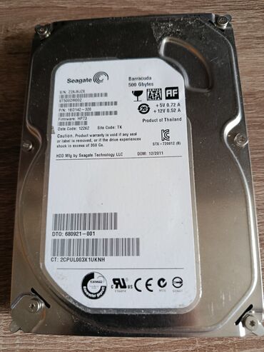 диски на субару легаси: Sərt disk (HDD) Seagate, 512 GB, İşlənmiş