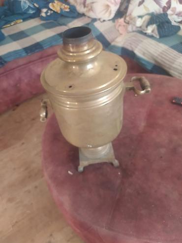 samavar qiyməti: Qədim samovar, 1920 il, Latun, Vəziyyəti: Əla — 3