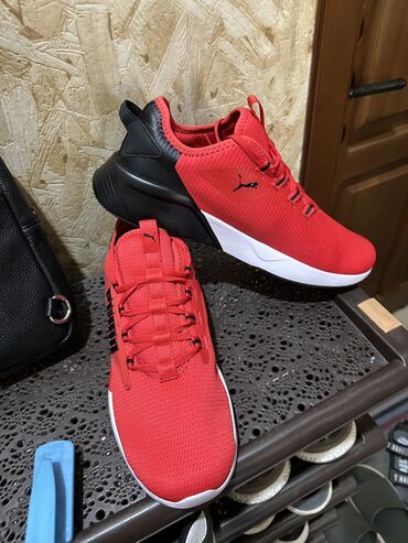 Кроссовки и спортивная обувь: Мужские кроссовки, 45, Puma, Новый, цвет - Красный, Самовывоз