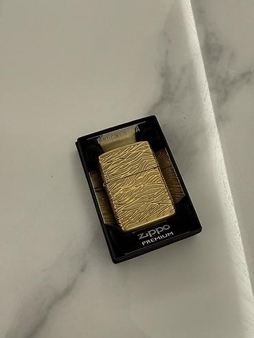 прикуриватель цена: ZIPPO Зажигалки оригинал Зажигалка с узором креста (золотая) — 180$ — 3