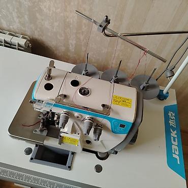 Tikiş maşınları: JACK W4 sənaye coverstitch maşını – stol və pedallı tam komplekt — 7