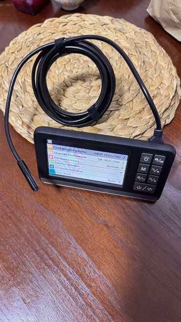 Другая автоэлектроника: Эндоскоп с монитором Кабель 3 метра Две камеры, прямая и боковая — 4