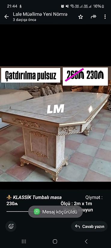 ustular: Dördbucaq masa, Açılmayan, Zəmanətsiz, Kredit yoxdur — 2