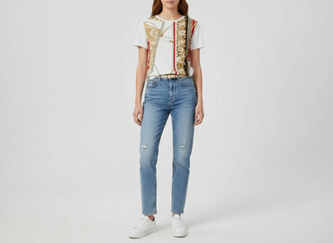 floyd mayweather t shirty: Zara, T-shirt damski, rozmiar M