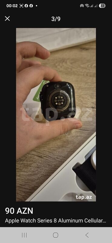 Smart saatlar: Smart saat, Sensor ekran, rəng - Qara — 7