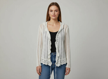 Kardigany: H&M, Kardigan damski, rozmiar M